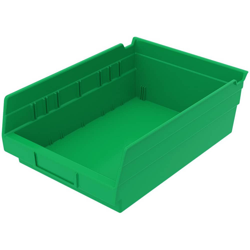 AKRO-MILS 30150green Plastic Hopper Shelf Bin: Green 