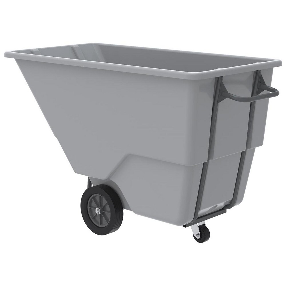 Plastic Basket Truck: 1 cu yd, 600 lb Capacity, 68" Deep