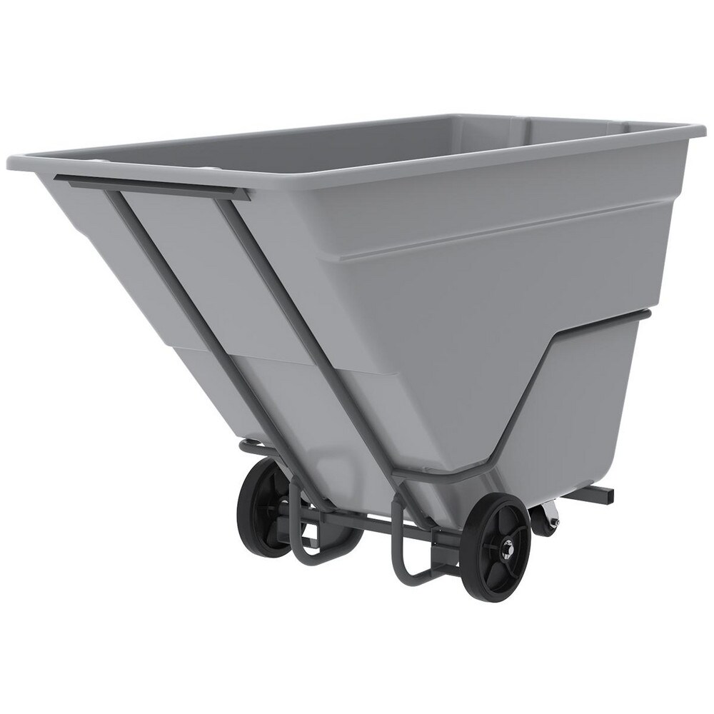 Plastic Basket Truck: 1-1/2 cu yd, 2,000 lb Capacity, 85" Deep