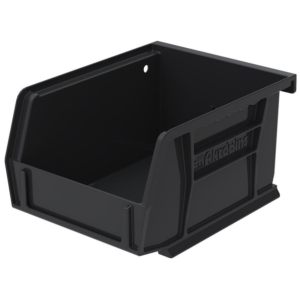 AKRO-MILS 30210black Plastic Hopper Stacking Bin: Black Image