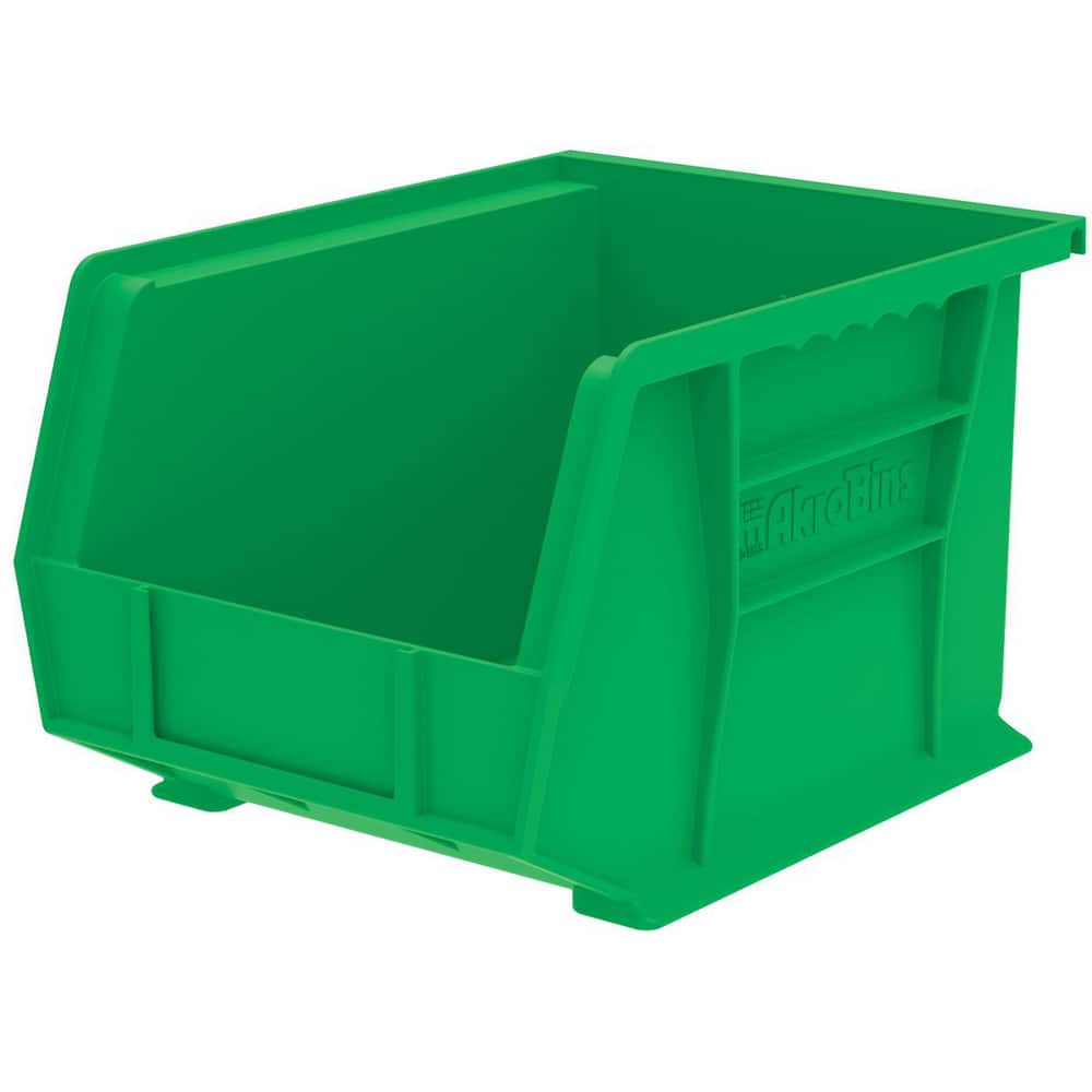 AKRO-MILS 30239green Plastic Hopper Stacking Bin: Green 