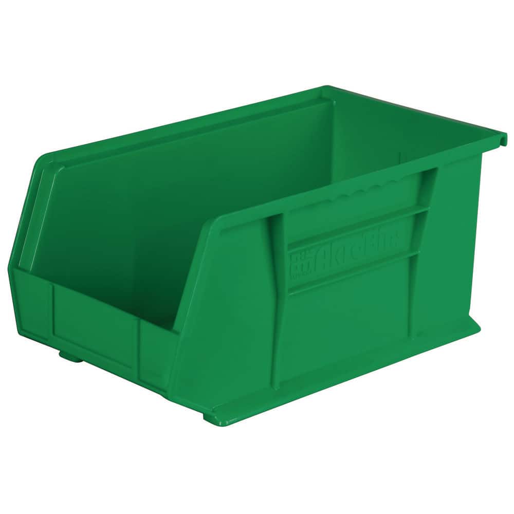 AKRO-MILS 30240green Plastic Hopper Stacking Bin: Green 