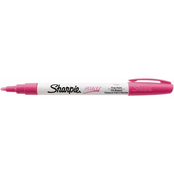 Paint Pen Marker: Pink, Oil-Based, Fine Point