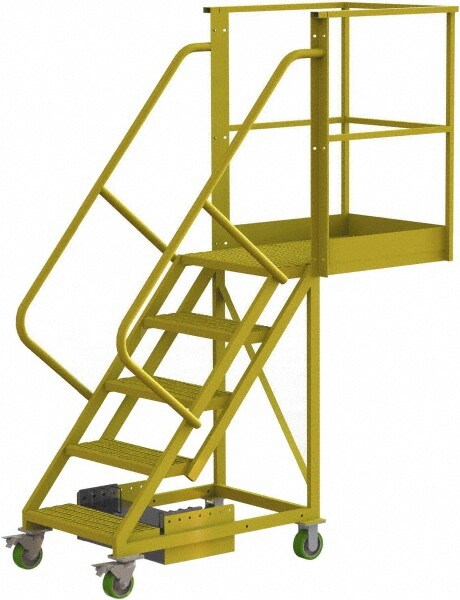 Tri-Arc Steel Rolling Ladder: 5 Step MPN:UCU500530242