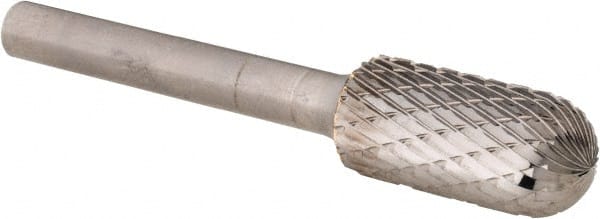PFERD 22216 Abrasive Bur: SC-5, Cylinder with Radius 