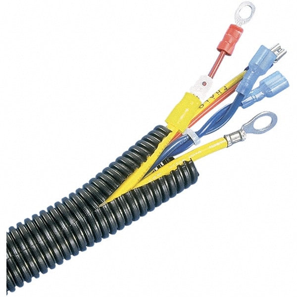 0.9134" ID, Black Polyethylene Automotive Cable Sleeve