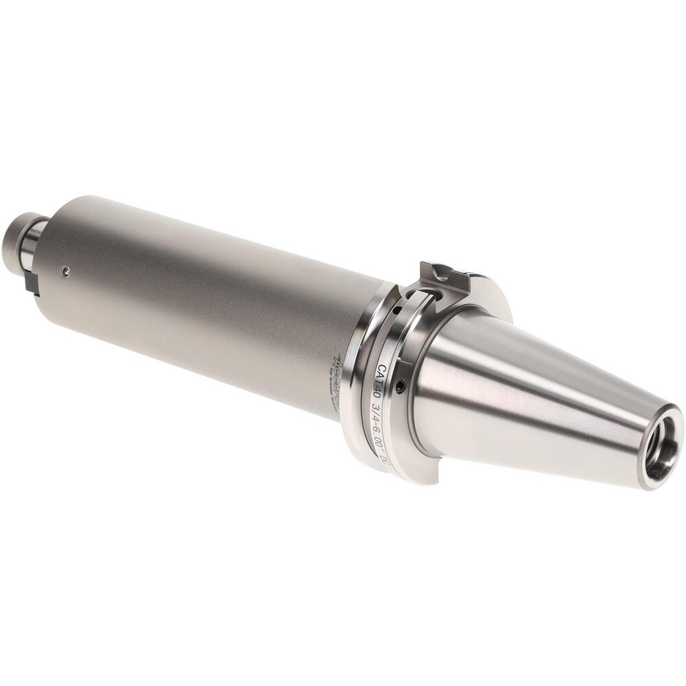 Shell Mill Holder: CAT40, Dual Contact Taper Shank, 0.75" Pilot