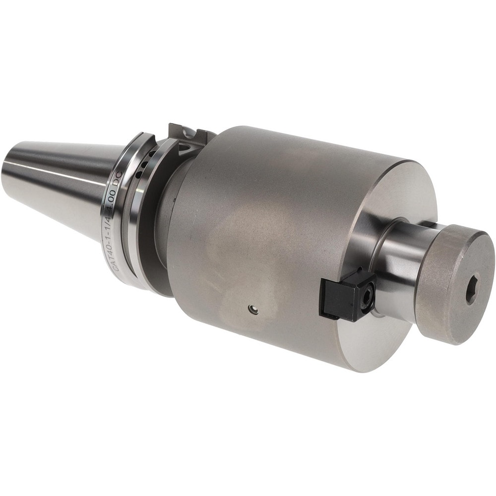 Shell Mill Holder: CAT40, Dual Contact Taper Shank, 1.25" Pilot