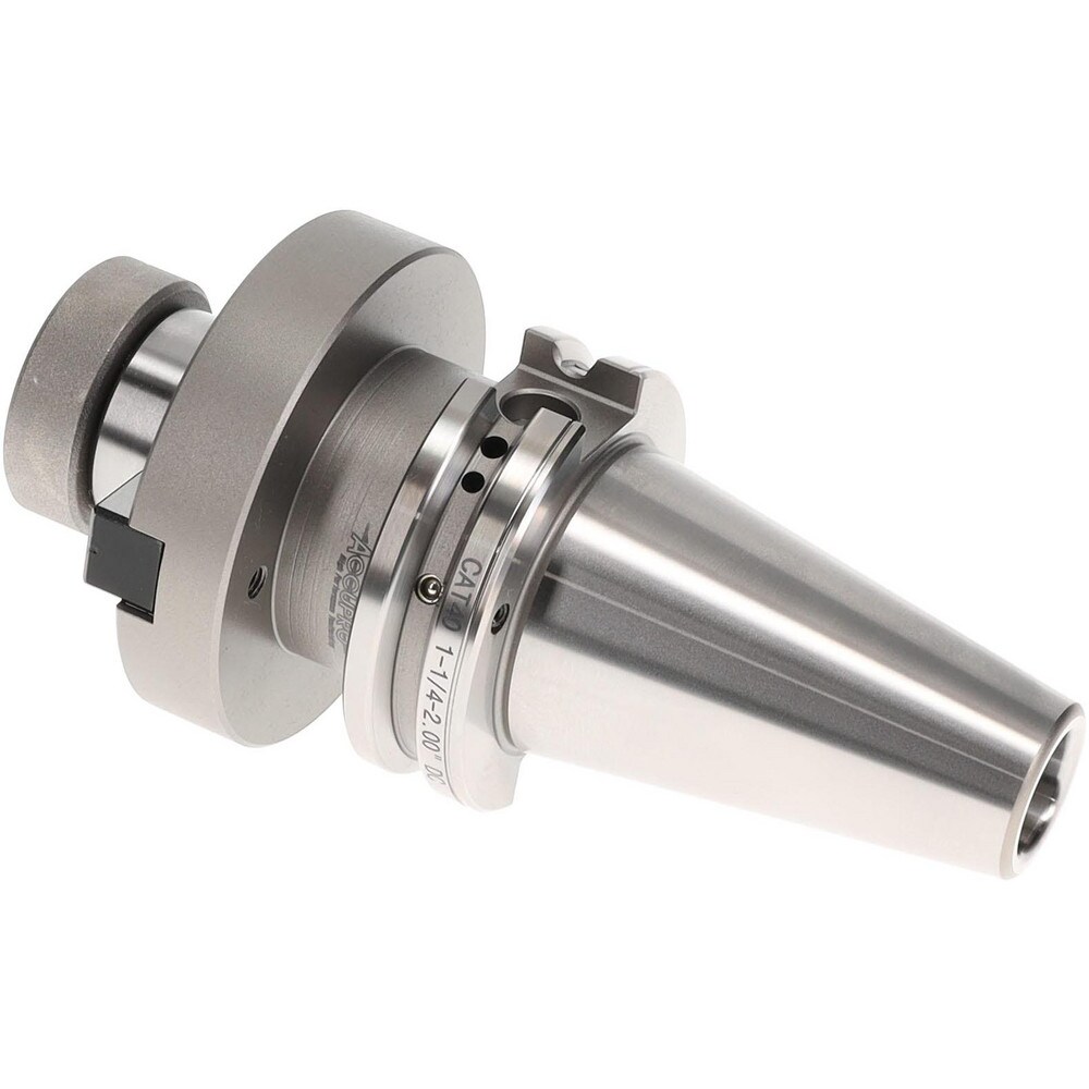 Shell Mill Holder: CAT40, Dual Contact Taper Shank, 1.25" Pilot