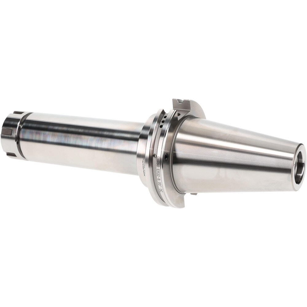 Collet Chuck: 2 to 20 mm Capacity, ER Collet, Dual Contact Taper Shank