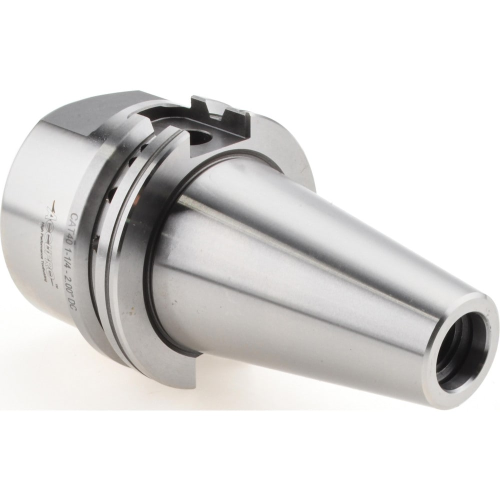 End Mill Holder: CAT40 Dual Contact Taper Shank, 1-1/4" Hole