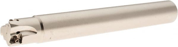 Seco 2887523 1" Cut Diam, 8mm Max Depth, 1" Shank Diam, Cylindrical Shank, 7.87" OAL, Indexable Square-Shoulder End Mill 