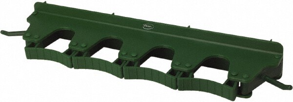 22 Lb Capacity, 3-5/32" Projection, Polypropylene/Rubber Wall Strip Organizer