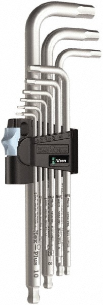 Eklind Set 13 Clés Allen Long Bras Impériales - Outils Hexagonaux SAE Premium Fabriqués Aux USA