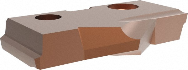 Spade Drill Insert: 1-7/16" Dia, Seat Size 3, Cobalt, 180 deg Point