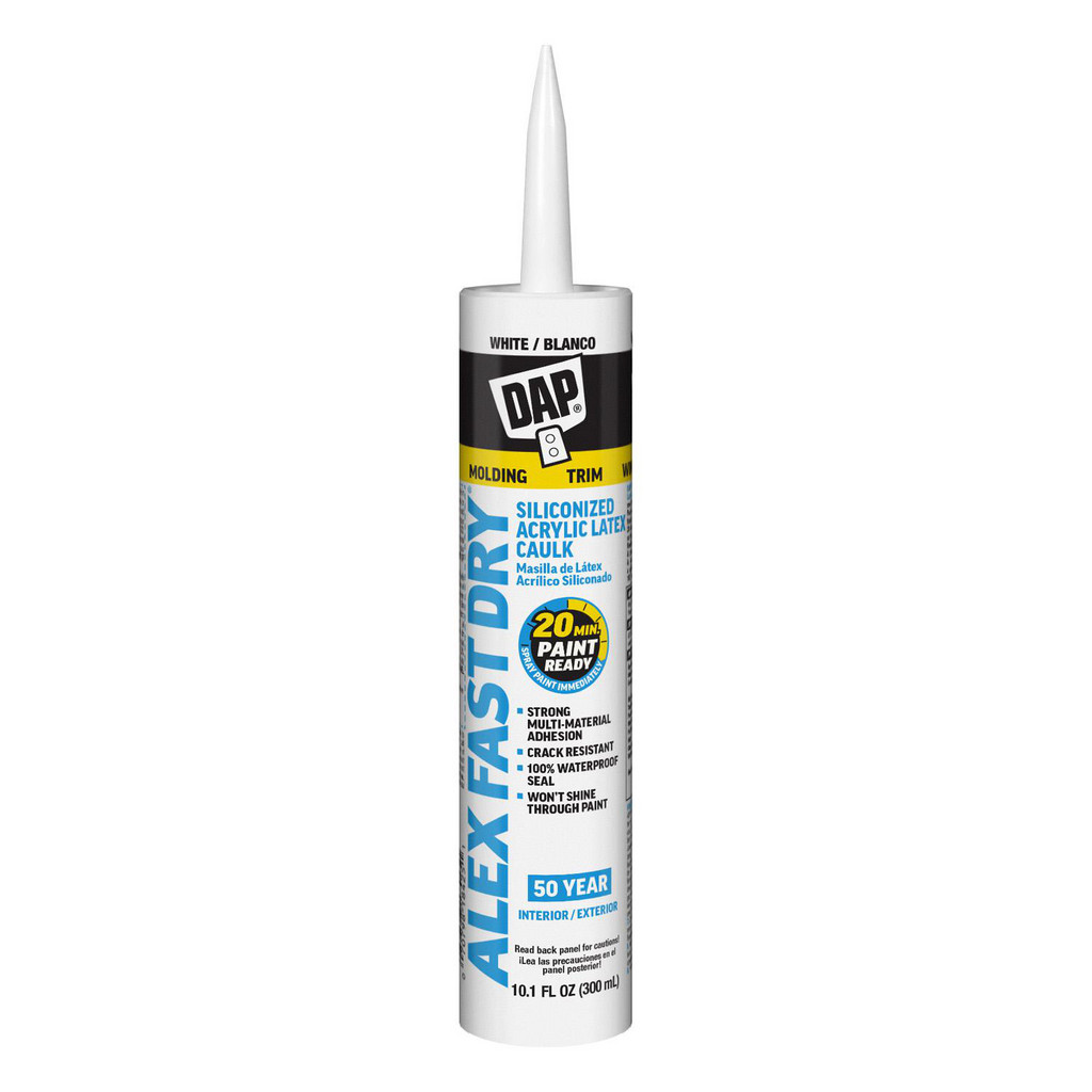 Alex Fast Dry Acrylic Latex Caulk Plus Silicone 18425