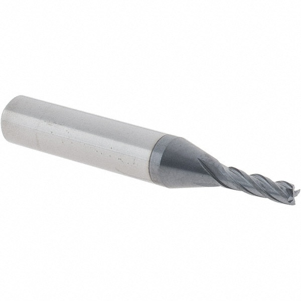 Square End Mill: 4 Flutes, Solid Carbide