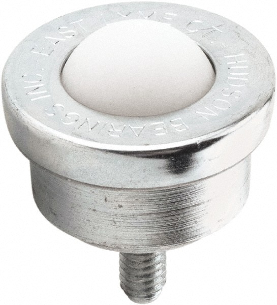 Hudson Bearing - Ball Transfer: 25.4 mm Ball Dia, Carbon Steel