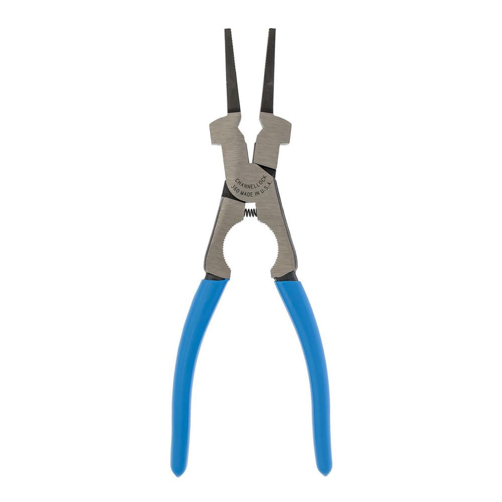 Long Nose Pliers; Pliers Type: Welder's Pliers ; Type: Specialty ; Jaw Texture: Crosshatch ; Jaw Length (Inch): 2-5/8 ; Jaw Length (Decimal Inch): 2.6700 ; Jaw Width (Decimal Inch): 1.00