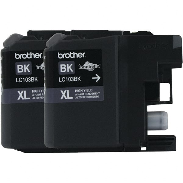 2pk LC103BK XL Black Ink for Brother DCP-J152W MFC-J245 MFC-J285DW MFC-J450DW 