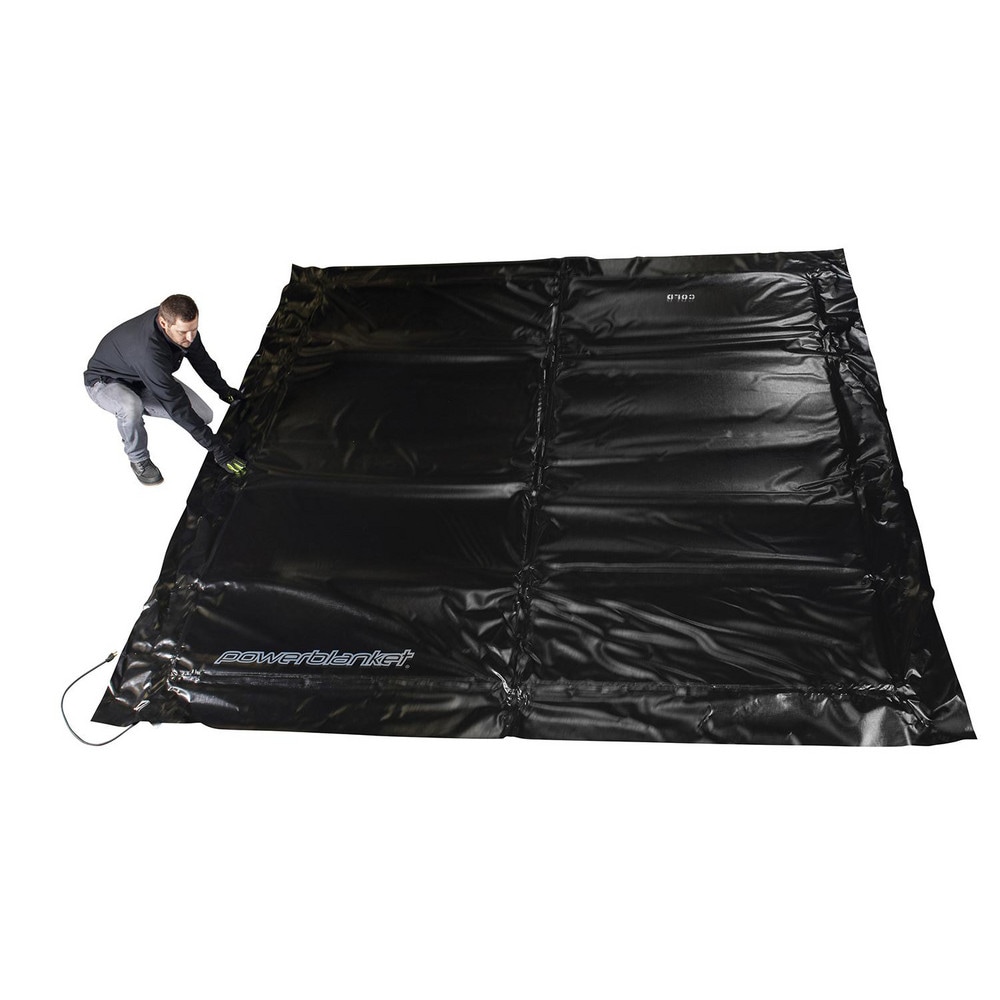 120 Long x 36 Wide, Flat, PVC, Electrically Heated Concrete Curing Blanket