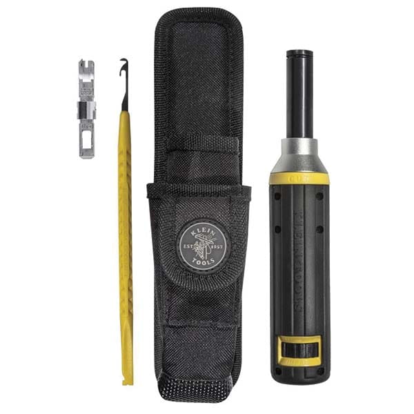 Klein Tools Punchdown Tool Kit 4 Pc, Use with 66/110 Panel & Cross