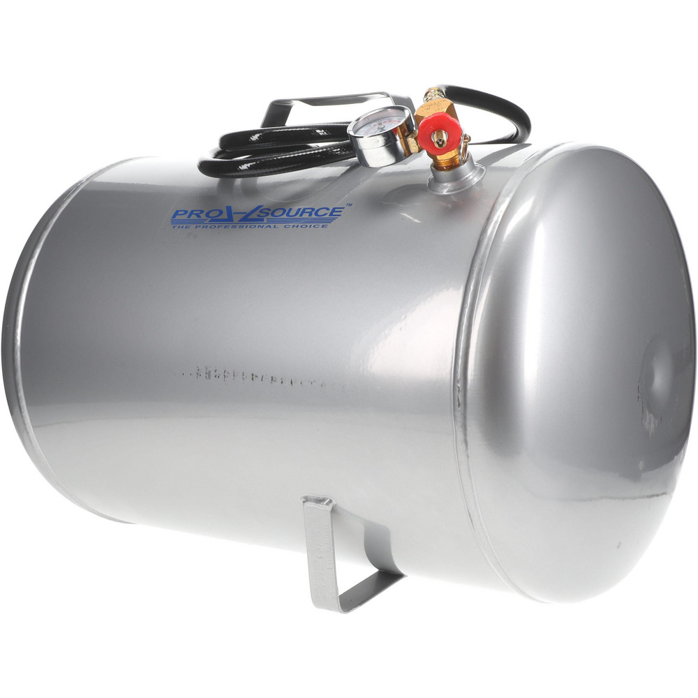 9 gal,125 psi, Compressed Air Tank & Receiver - 1/2" Inlet, 1/4 NPT Port, 19.68" OAL