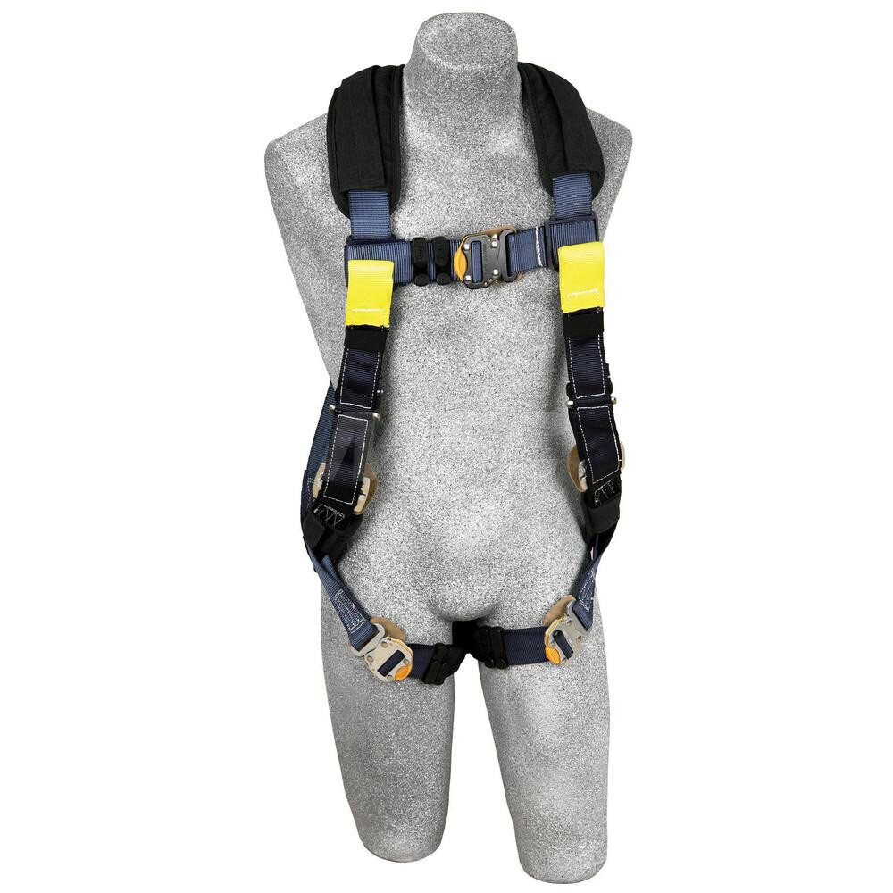 Fall Protection Harnesses: 420 Lb, Arc Flash Style, Size X-Large, For Retrieval & Rescue, Nylon, Back