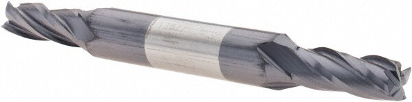 Square End Mill: 4 Flutes, Solid Carbide
