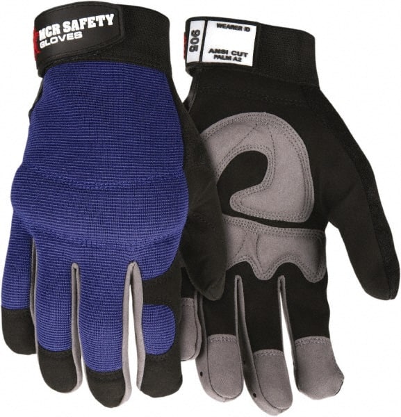 MCR SAFETY 905L Gloves: Size L, Synthetic Blend 