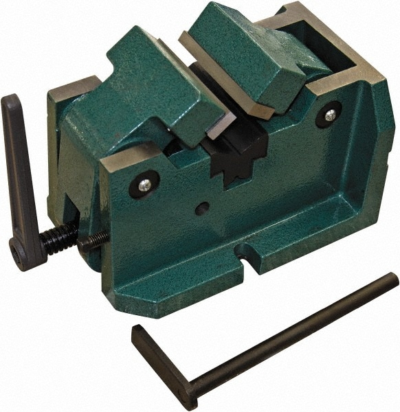 Value Collection 428-3018 Self-Centering Vise: 4" Jaw Width, 2-3/8" Max Jaw Opening Image