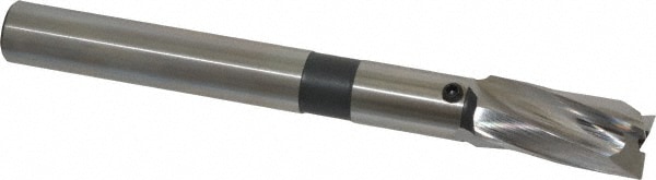 Cleveland C46434 19/32" Diam, 1/2" Shank, Diam, 3 Flutes, Straight Shank, Interchangeable Pilot Counterbore Image