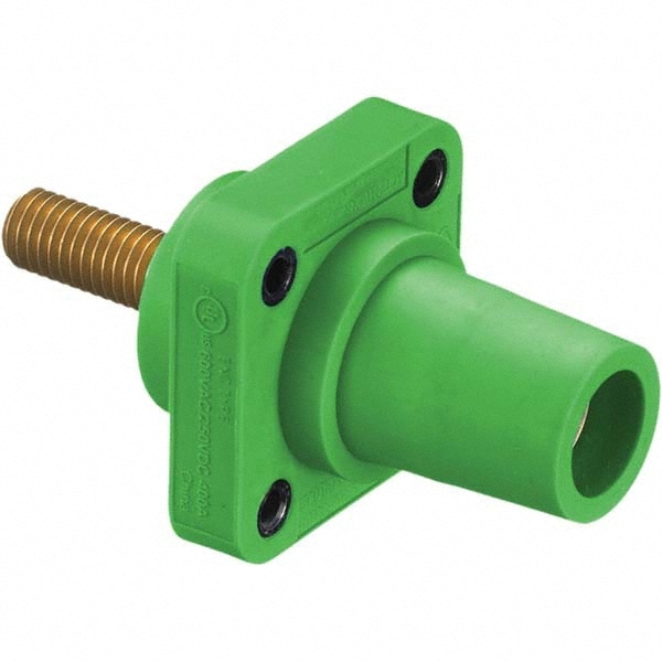 Single Pole Plugs & Connectors; Connector Type: Female ; End Style: Female ; Termination Method: Threaded Stud ; Amperage: 400 ; Voltage: 250 VDC/600 VAC ; Maximum Compatible Wire Size (AWG): 4