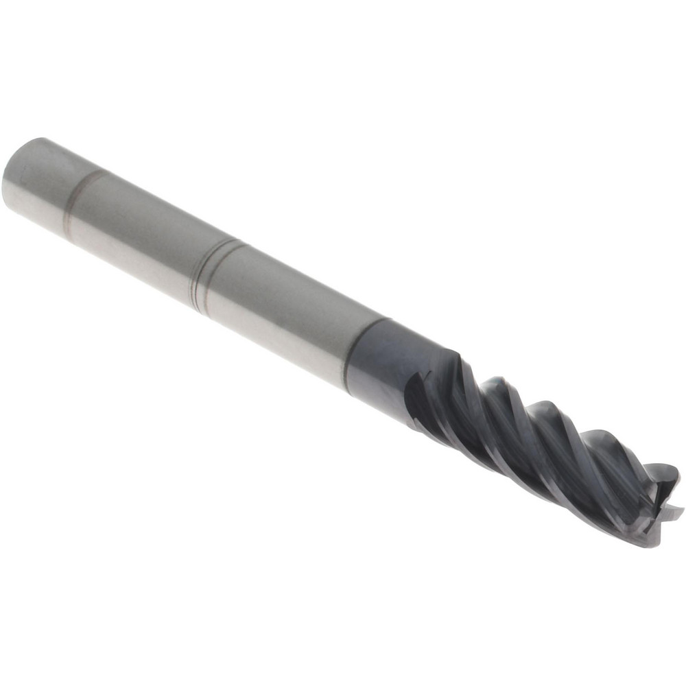 Accupro 5462500030C11 Corner Radius End Mill: 1/4" Dia, 3/4" LOC, 0.03" Radius, 5 Flutes, Solid Carbide Image