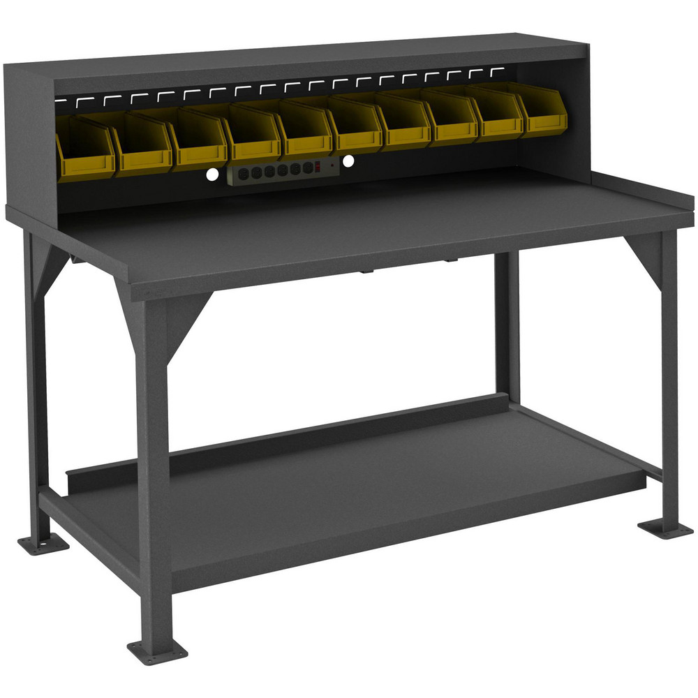Durham - Heavy-Duty Work Bench with Louvered Panel: 60