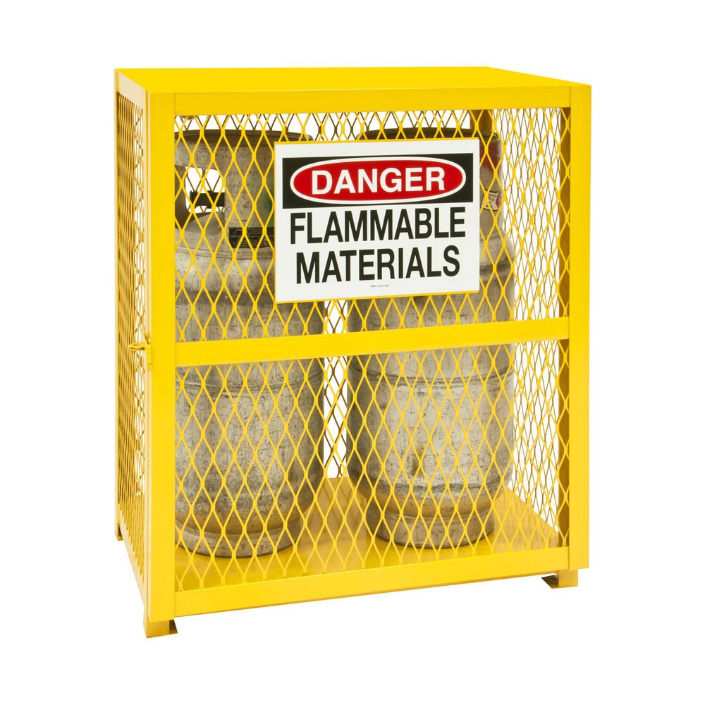 Durham EGCVC2-50 Gas Cylinder Steel Storage Cabinet: 30" Wide, 20" Deep, 33-1/2" High Image