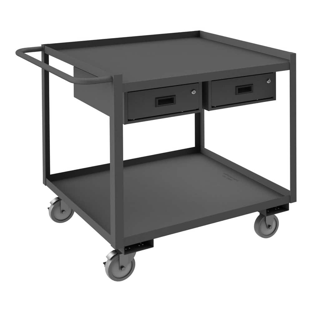 Standard Utility Cart: Steel, Gray