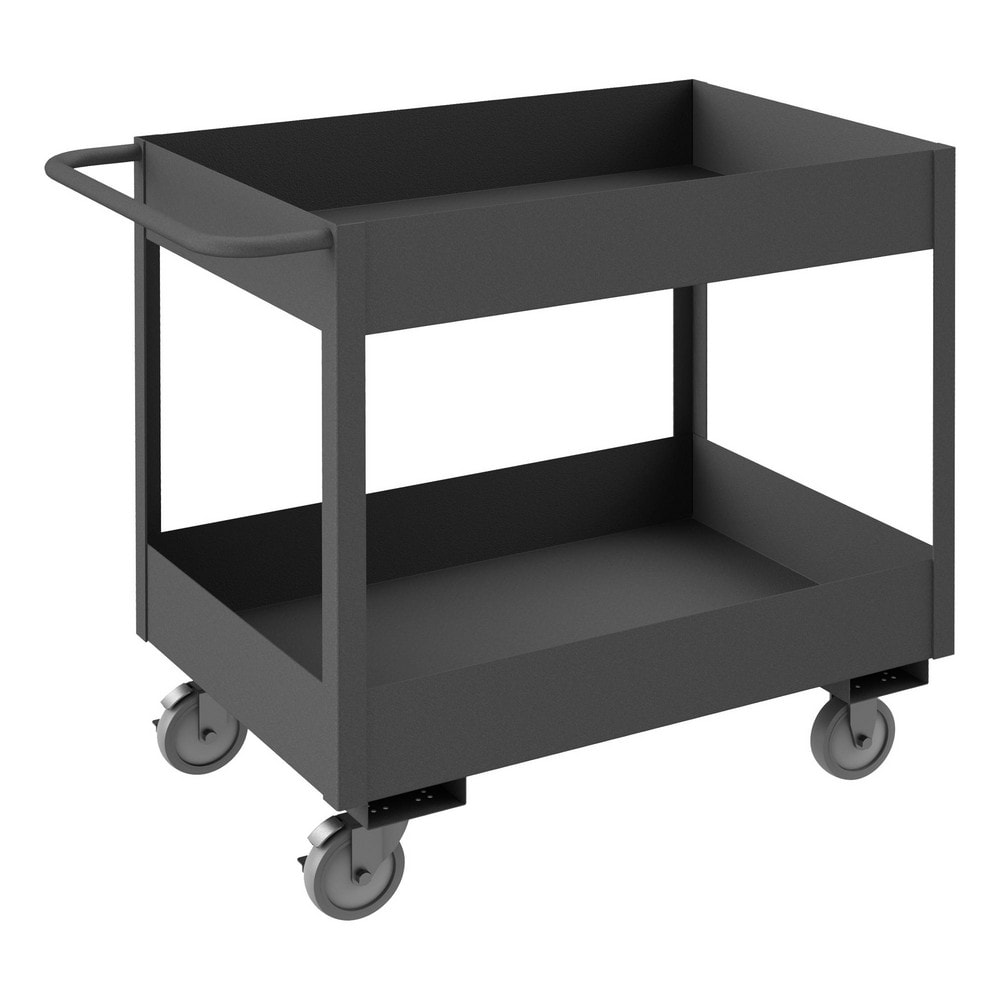 Durham RSC6-1830-2-95 Heavy-Duty Service Utility Cart: Steel, Gray 