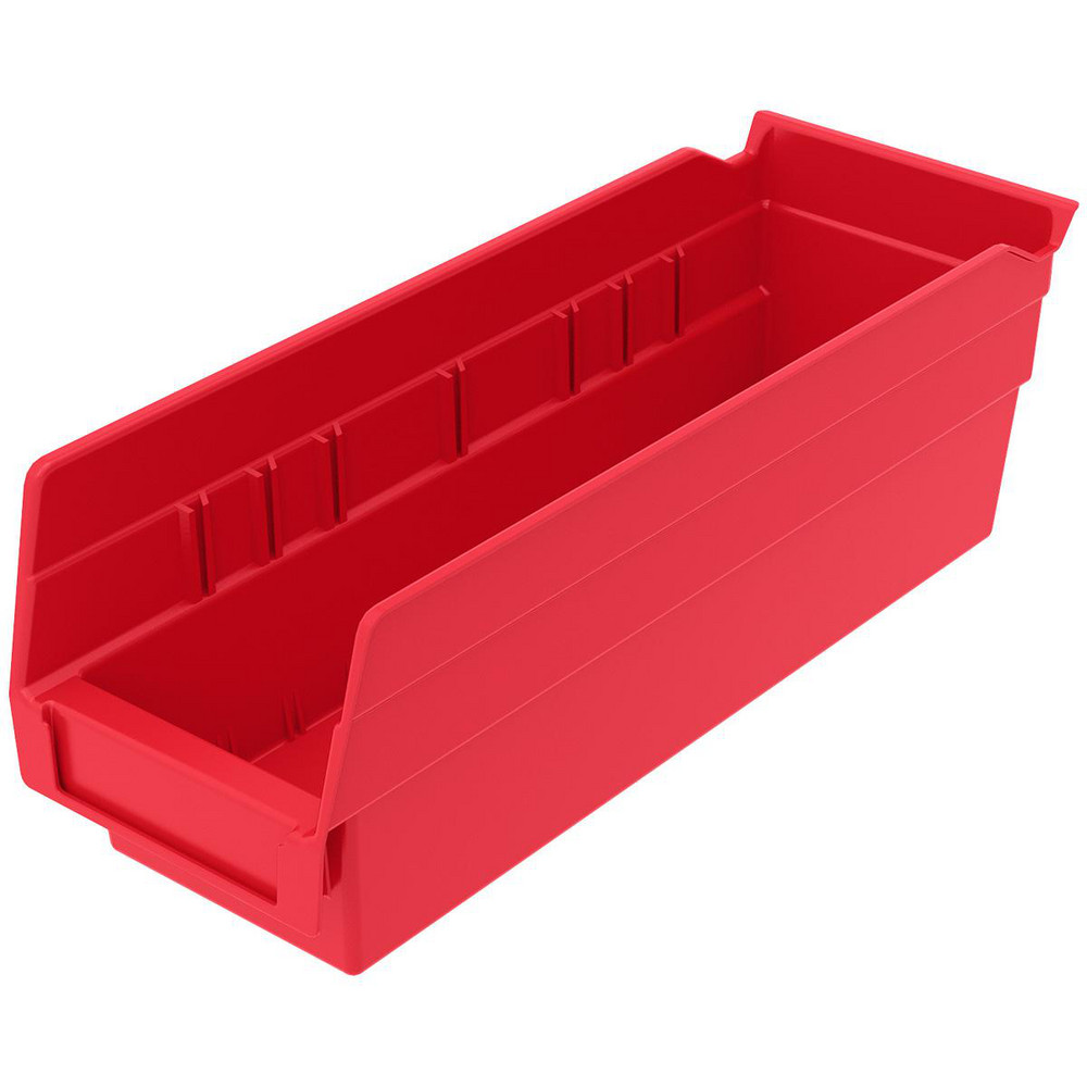 Bins: Bin Style: Hopper Shelf; Shape: Rectangle; Material Family: Polymer; Overall Width (Inch): 4-1/8