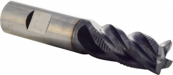 Iscar 5622721 Corner Chamfer End Mill: 0.75" Dia, 1.5" LOC, 4 Flute, 0.024" Chamfer Width, Solid Carbide Image