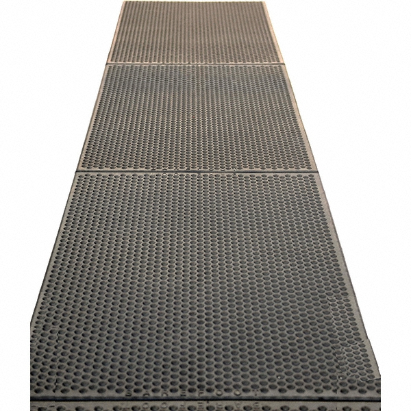 Barefoot AntiFatigue Mat 3' Long, 4' Wide, 39/64 Thick, CFR Rubber