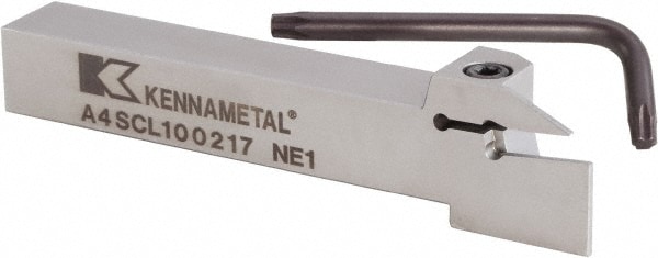 Kennametal 4168860 Indexable Cutoff Toolholder: 0.5709" Max Depth of Cut, 1.1024" Max Workpiece Dia, 0.0787" Min Insert Width, Left Hand Image