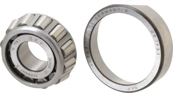17mm Bore Diam, 47mm OD, 15.25mm Wide, Tapered Roller Bearing