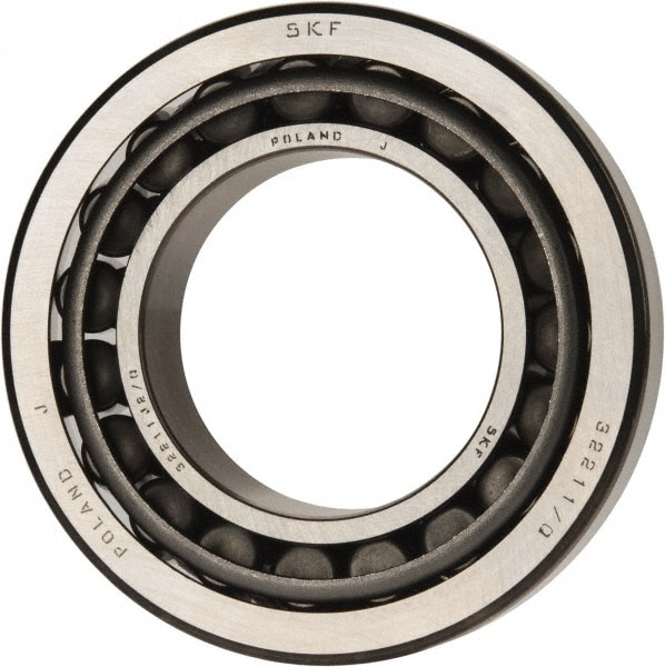 SKF 32211 J2/Q 55mm Bore Diam, 100mm OD, 26.75mm Wide, Tapered Roller Bearing Image