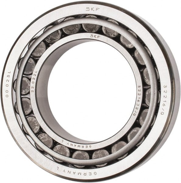 SKF 32216 80mm Bore Diam, 140mm OD, 35.25mm Wide, Tapered Roller Bearing 