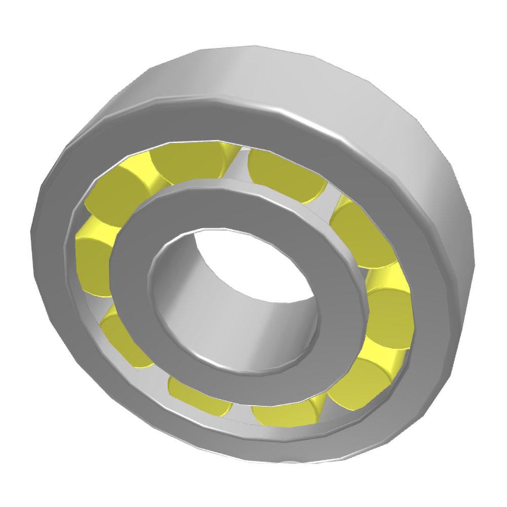 SKF NJ 202 ECP 15mm Bore Diam, 35mm Outside Diam, 11mm Wide Cylindrical Roller Bearing Image