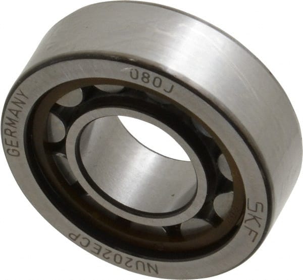 SKF NU 202 ECP 15mm Bore Diam, 35mm Outside Diam, 11mm Wide Cylindrical Roller Bearing 