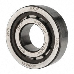 17mm Bore Diam, 40mm Outside Diam, 12mm Wide Cylindrical Roller Bearing