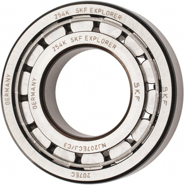 SKF NJ 207 ECJ/C3 35mm Bore Diam, 72mm Outside Diam, 17mm Wide Cylindrical Roller Bearing Image