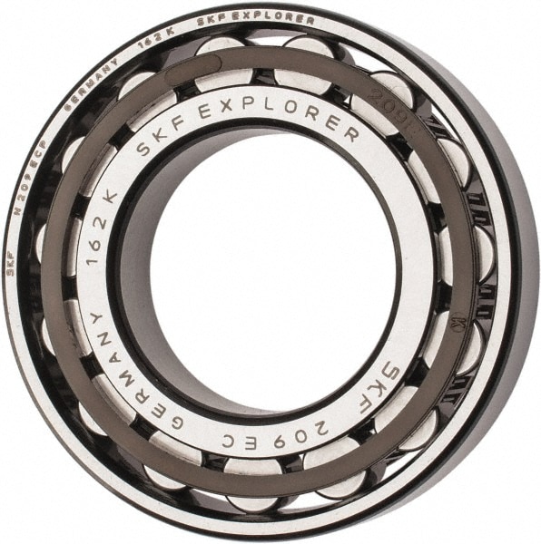 SKF N 209 ECP 45mm Bore Diam, 85mm Outside Diam, 19mm Wide Cylindrical Roller Bearing Image